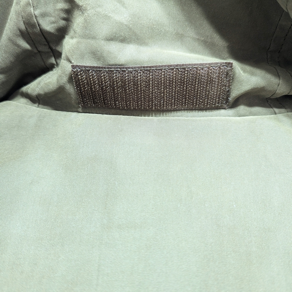 Carole Cohen Tokyo Olive Trench Coat | Japanese Minimalist Quiet Luxury M Sanyo - Picture 8 of 10